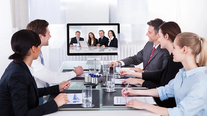 Organizational video conference